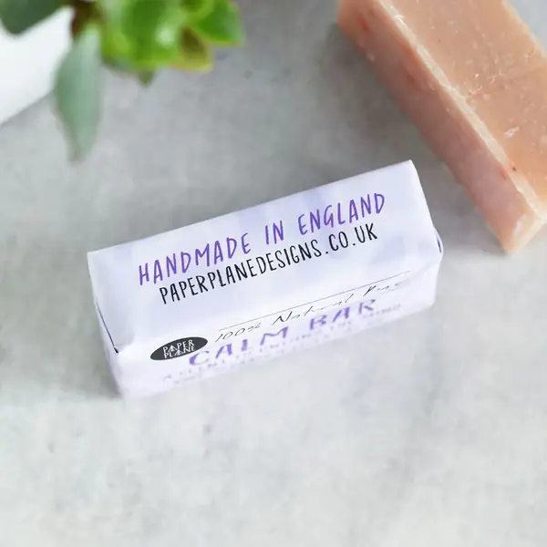 Paper Plane - Wholesale Bar Soap - Calm Bar 100% Natural Vegan Rose Geranium Soap3