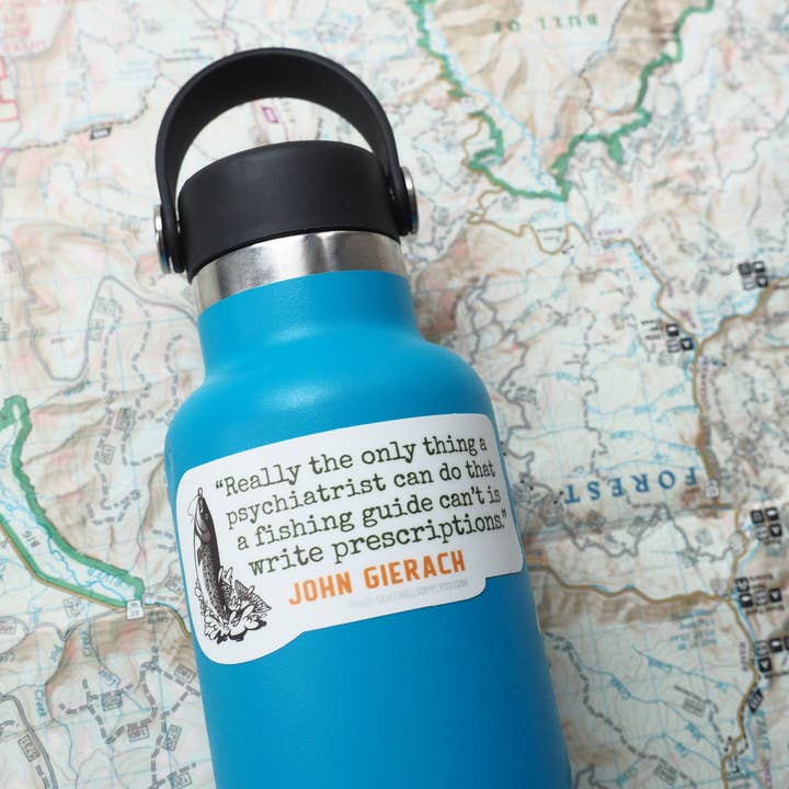 Sentinel Supply – Engroshandel Klistermærke – Fiskeri Guide Citat Sticker til køler, Termokande