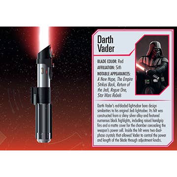 Insight Editions - #1 Pop Culture Publisher - Wholesale Display Book - Star Wars Mini Book of Lightsabers2