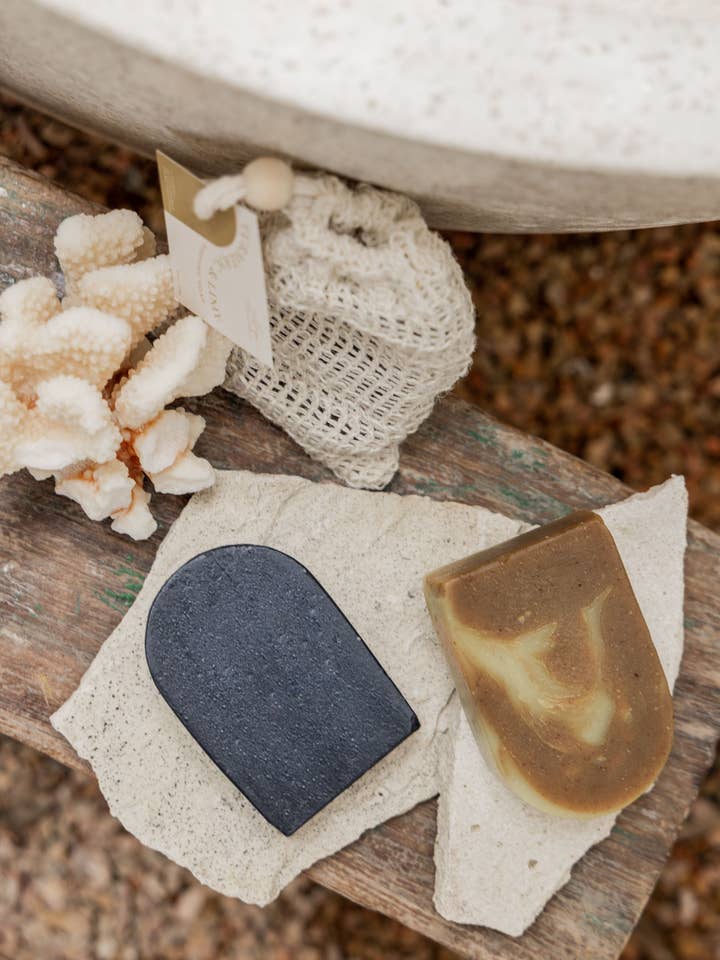 Turmeric & Lime Handcrafted Coconut Oil Bar Soap for wholesale by Village Thrive