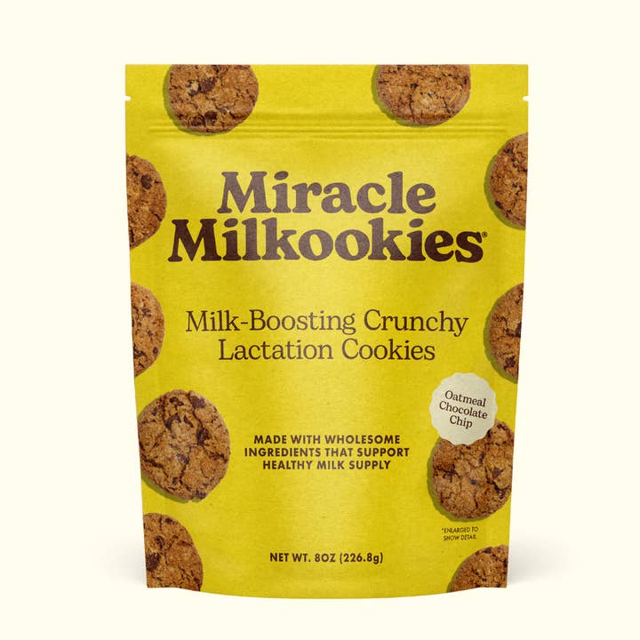 Crunchy Oatmeal Chocolate Chip Lactation Cookies for wholesale by Miracle Mama