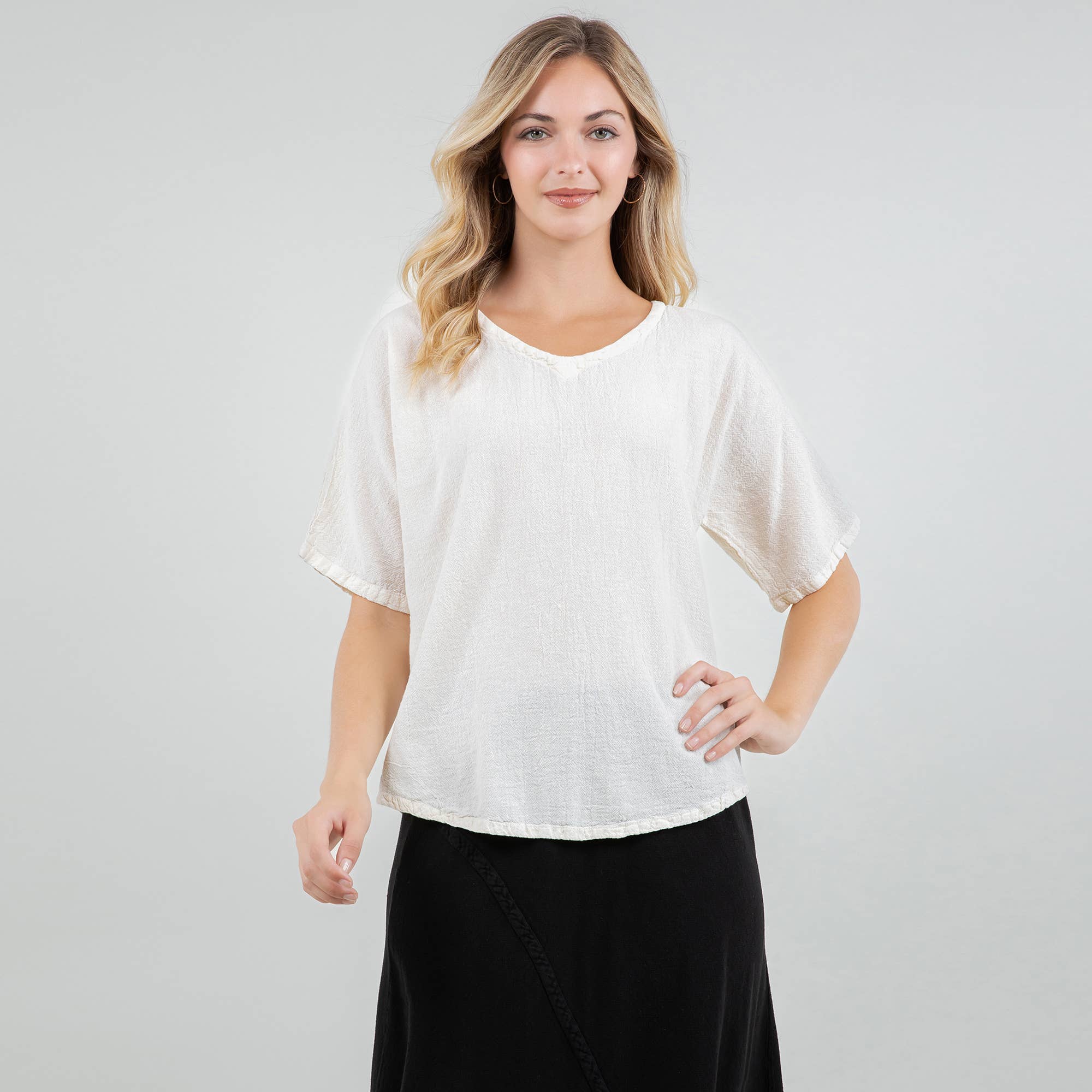 Cottonways – wholesale Blouse – Women’s – Mary Top 100% Cotton Gauze28