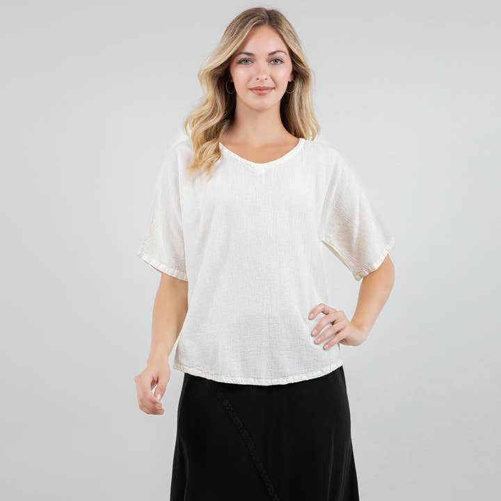 Cottonways – wholesale Blouse – Women’s – Mary Top 100% Cotton Gauze28