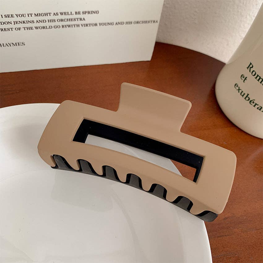 AK Brand – Großhandel Haarclip – Damen – Zweifarbige Jumbo-Acryl-Haarklammer3