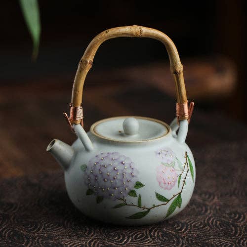 Gohobi （We cover U.S. import duties） - Wholesale Tea Set - Gohobi Hand-painted Floral Tea Set Teapot Tea cup2