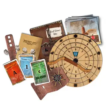 Thames & Kosmos UK LP – wholesale Board game – EXIT: Kidnapped in Fortune City - Escape Room Board Game2