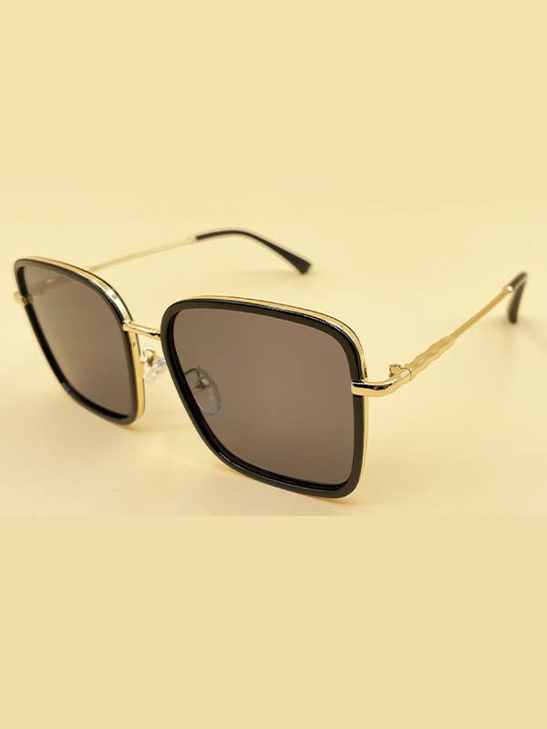 55847ASZYJ- Oversized Square Frame Sunglasses for wholesale by Esley Accessories