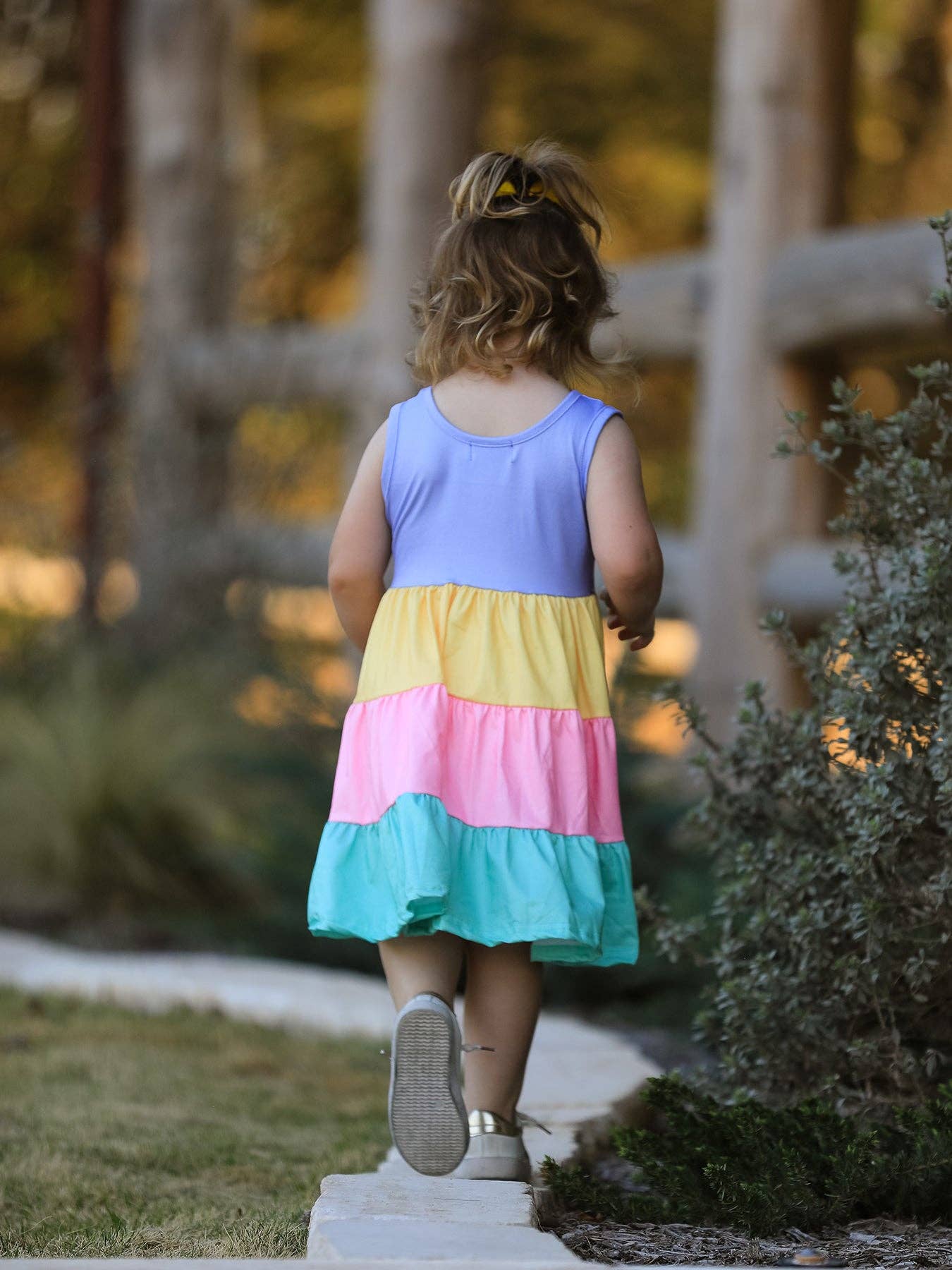 Rylee Faith Designs - Wholesale Dress Set - Baby - Rainbow Star Colorful 3-Piece Dress Set12