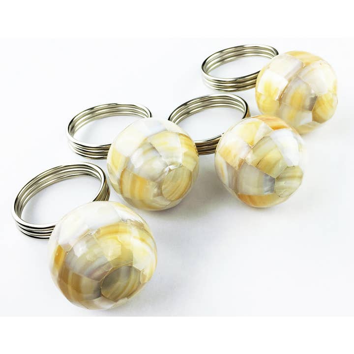 Xia Home Fashions & Manor Luxe - Wholesale Napkin ring - Pearl Napkin Ring