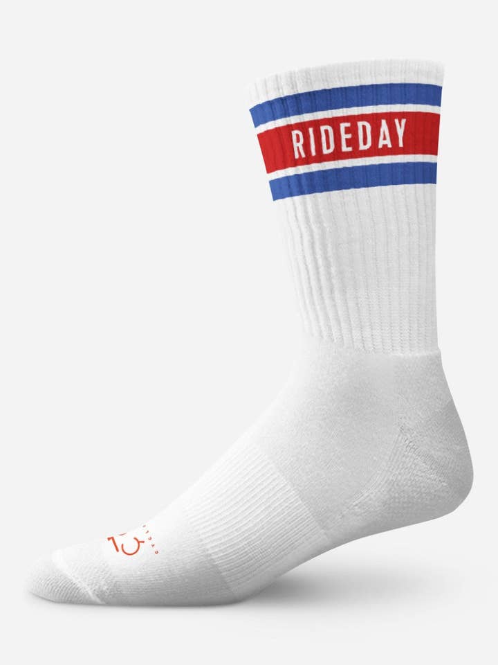Rideday retro crew socks for wholesale by Çois Cycling Legacy