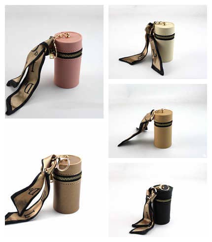 Mix 936A Lipstick Holder Keychain Solid Color for wholesale on Faire10