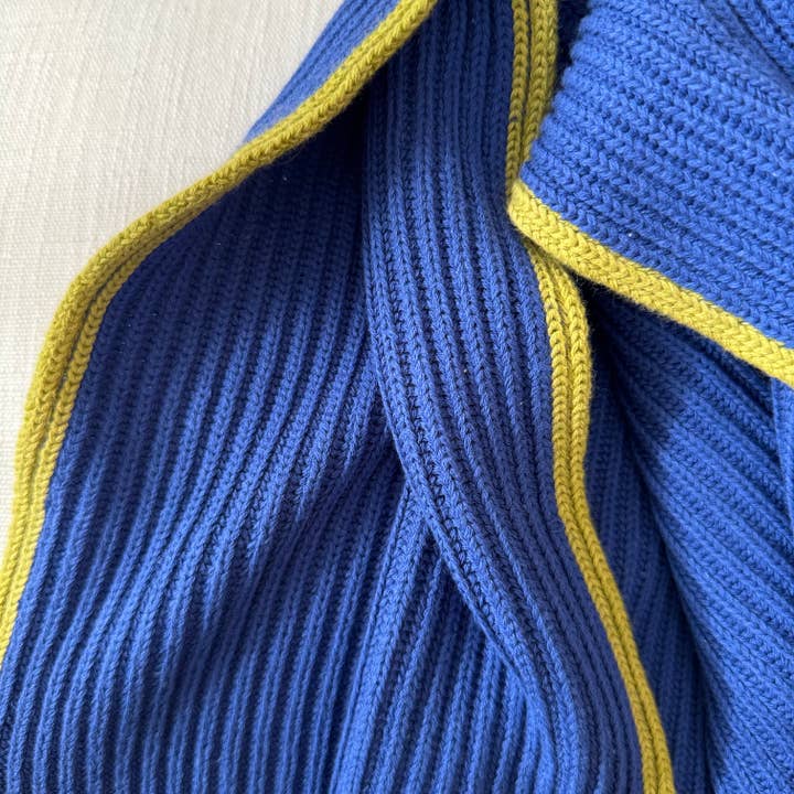 Golden Child - Wholesale Bedding blanket – Kids & Baby - Golden Child Ribbed Trim - Electric2