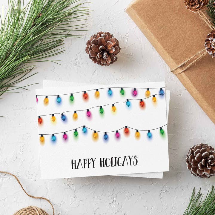 Cartão de Férias Felizes LGBTQ – Saudação Festiva de Orgulho por atacado de Ritzy Rose