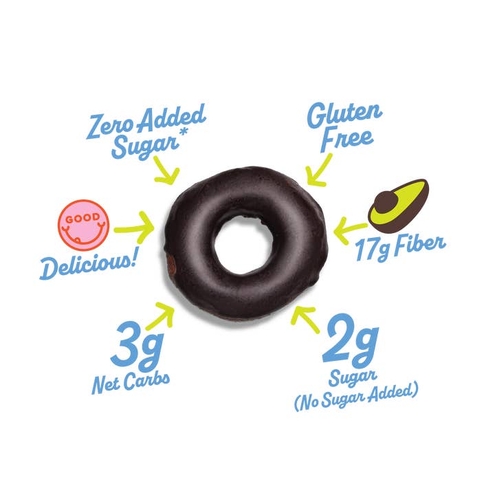 Better Than Good Foods - Wholesale Cake - Keto Chocolate Donuts (6pk) by Good Journey
