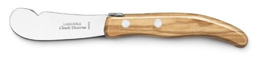 Claude Dozorme - Wholesale Cheese Spreader - Berlingot spread knife with olive handle0