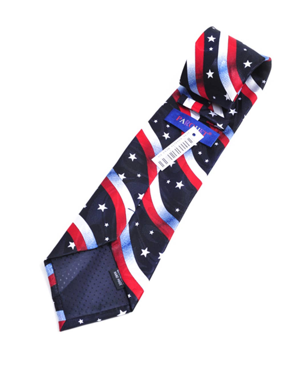 Selini New York - Wholesale Necktie - Men's - Wavy American Flag Novelty Tie1
