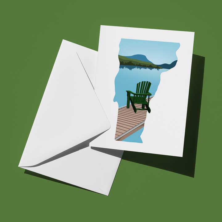 Vermont Summer Greeting Card for wholesale by Hi From Studio