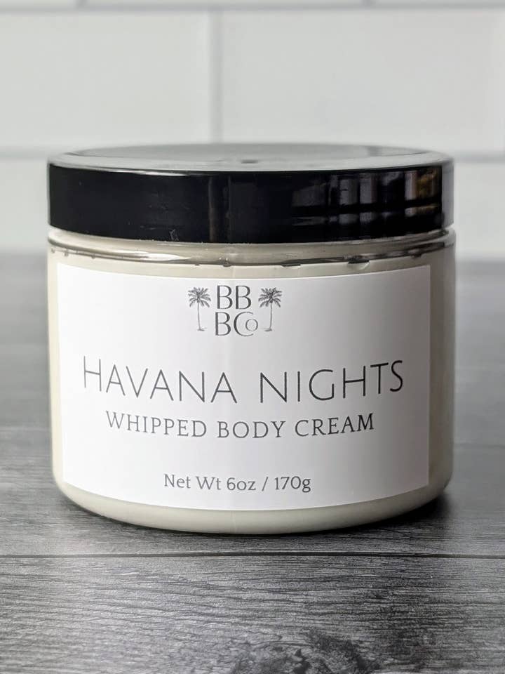 Havana Nights Men's Body Cream for wholesale by Beachy Bubbles Bath Co