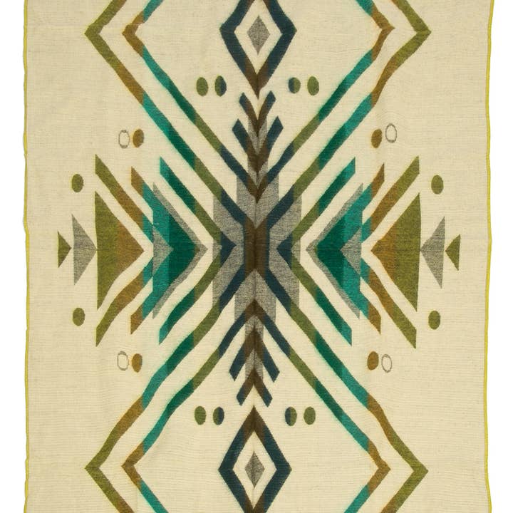 EcuaFina – wholesale Throw blanket – Mini Alpaca Blanket - Imbabura Green - 110 X 185 cm2