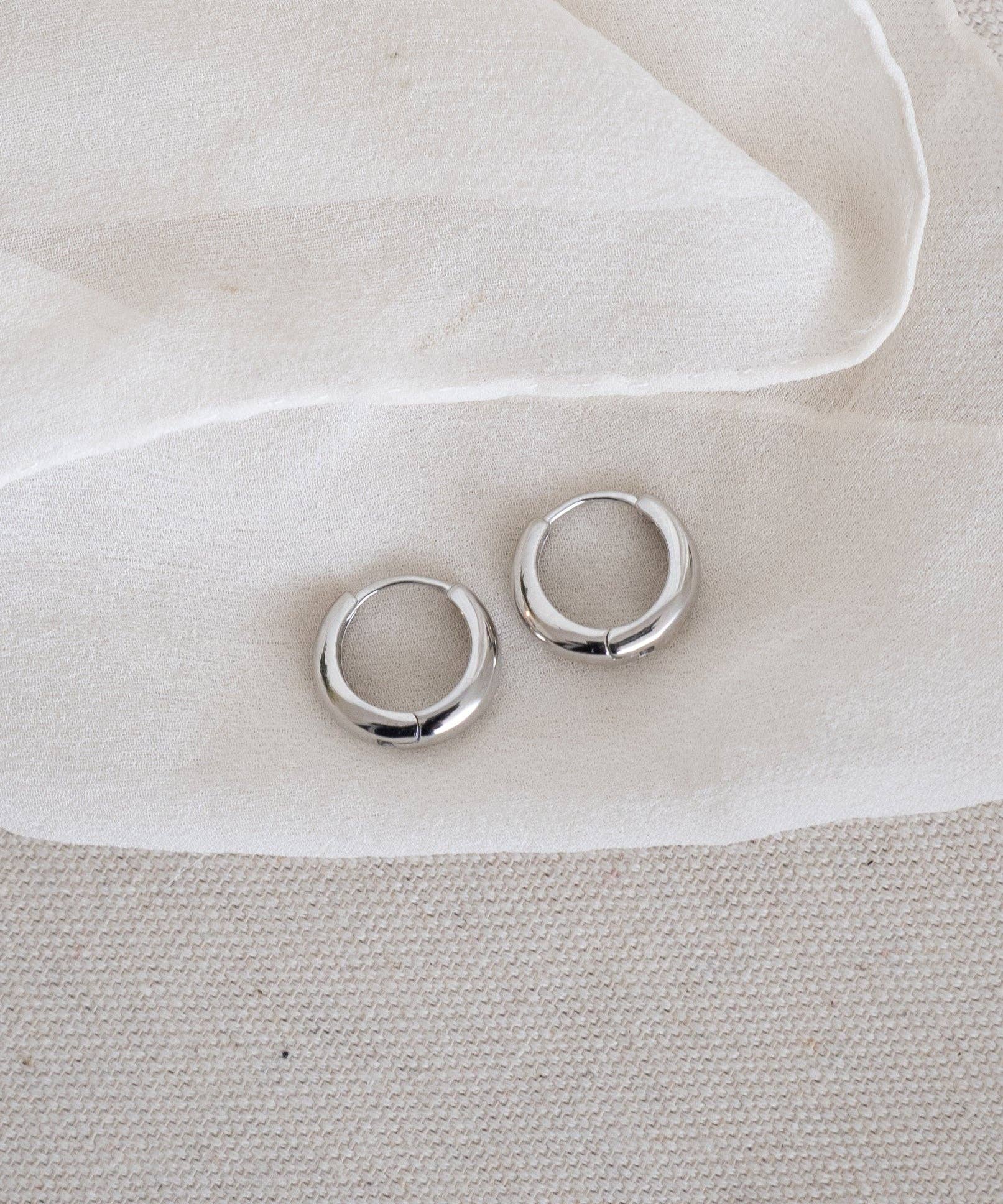 AALLYN - Wholesale Huggie Earrings - Isla Huggie Hoops6