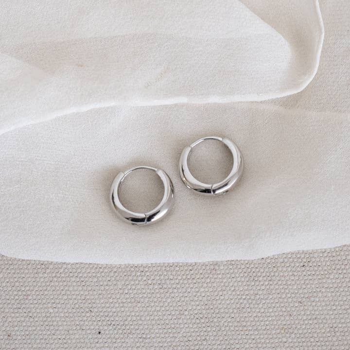 AALLYN - Wholesale Huggie Earrings - Isla Huggie Hoops6