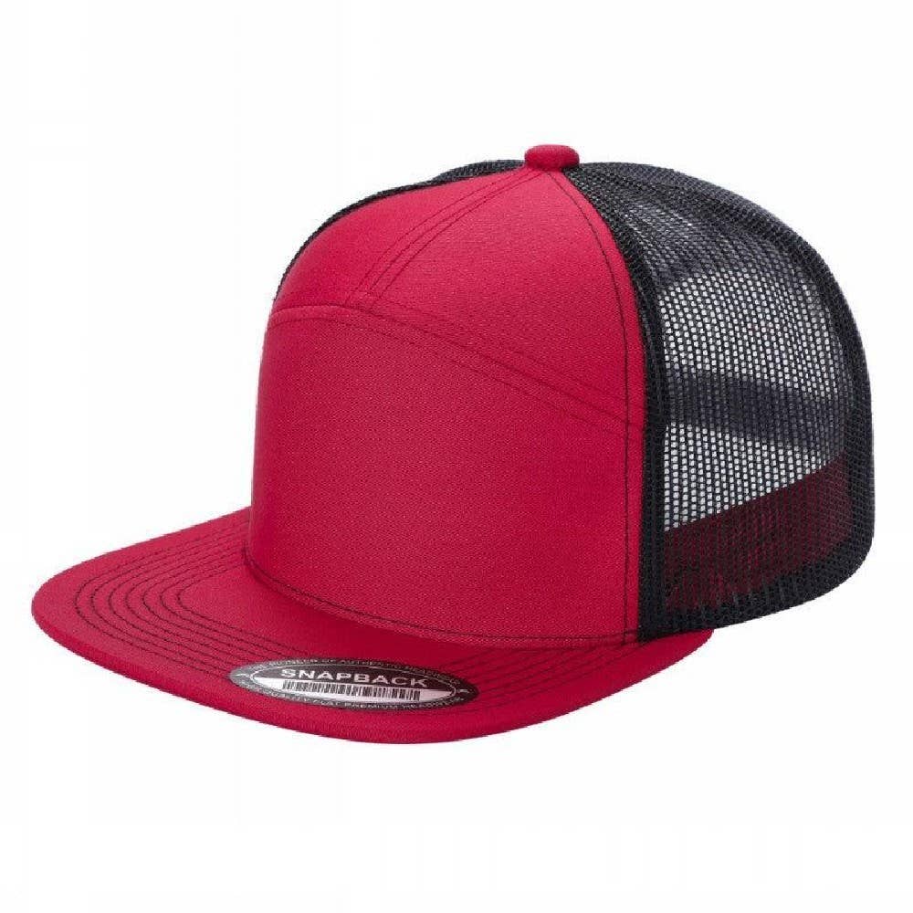 DOBBI - Wholesale Baseball Cap - Unisex - 7 Panel Flat Bill Trucker Cap36