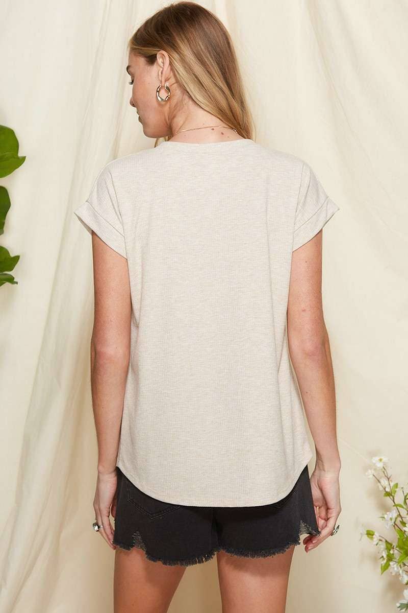 mittoshop - Wholesale Knit Top - Women's - T10012-RIB V NECK DOLMAN TOP13