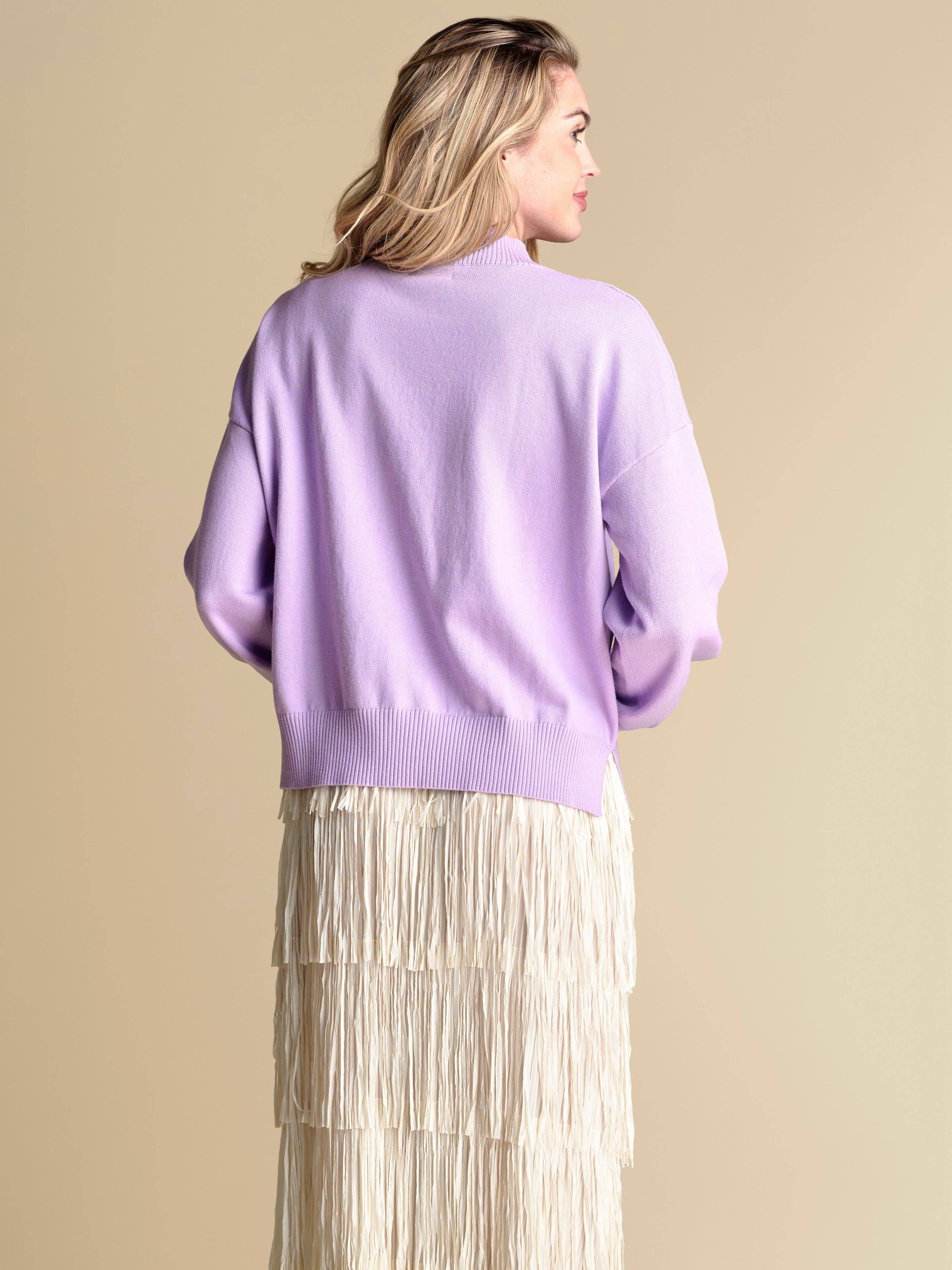 Stewart Simmons - Wholesale Knit Sweater - Women's - The Throw Me Something Mock Neck Sweater3