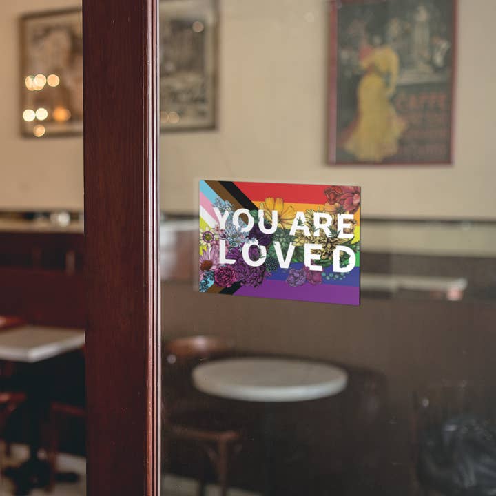 Transpainter - Wholesale Sticker - You Are Loved Sticker | LGBTQ Pride Gifts | Pride Flag Decal12