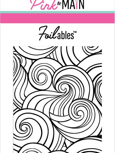 Rough Waters Foilable Panels for wholesale by Pink and Main