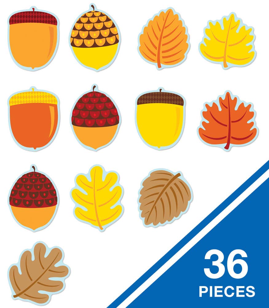 Carson Dellosa Education - Wholesale Cutouts - Leaves & Acorns Cutouts1
