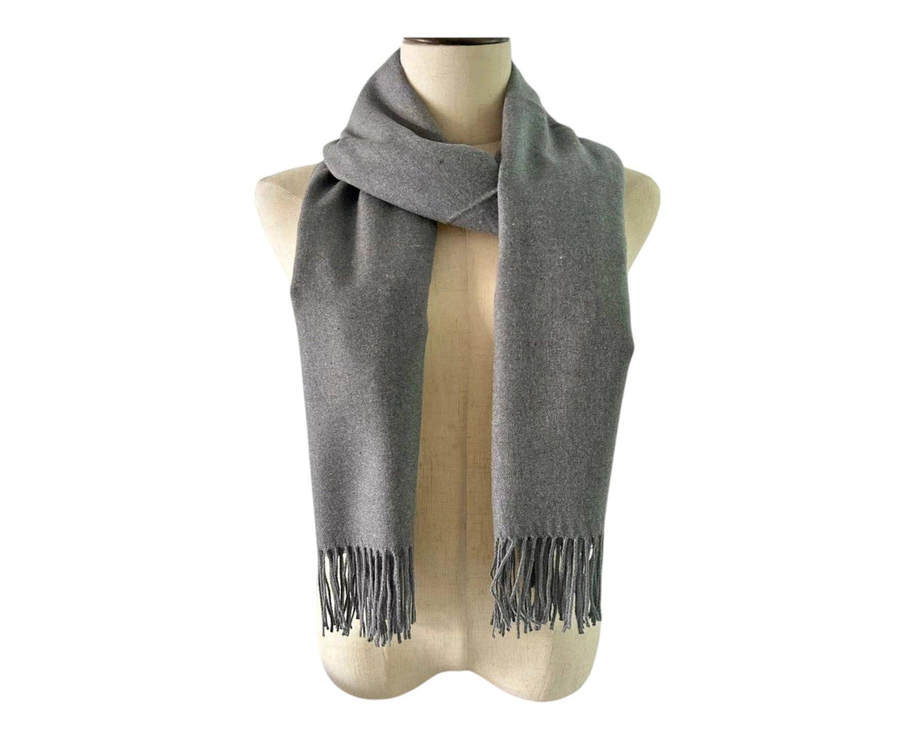 TAPA fashion – wholesale Scarf – Women's – Cashmere Feel Plain Scarves SCF4670 (12PC)17