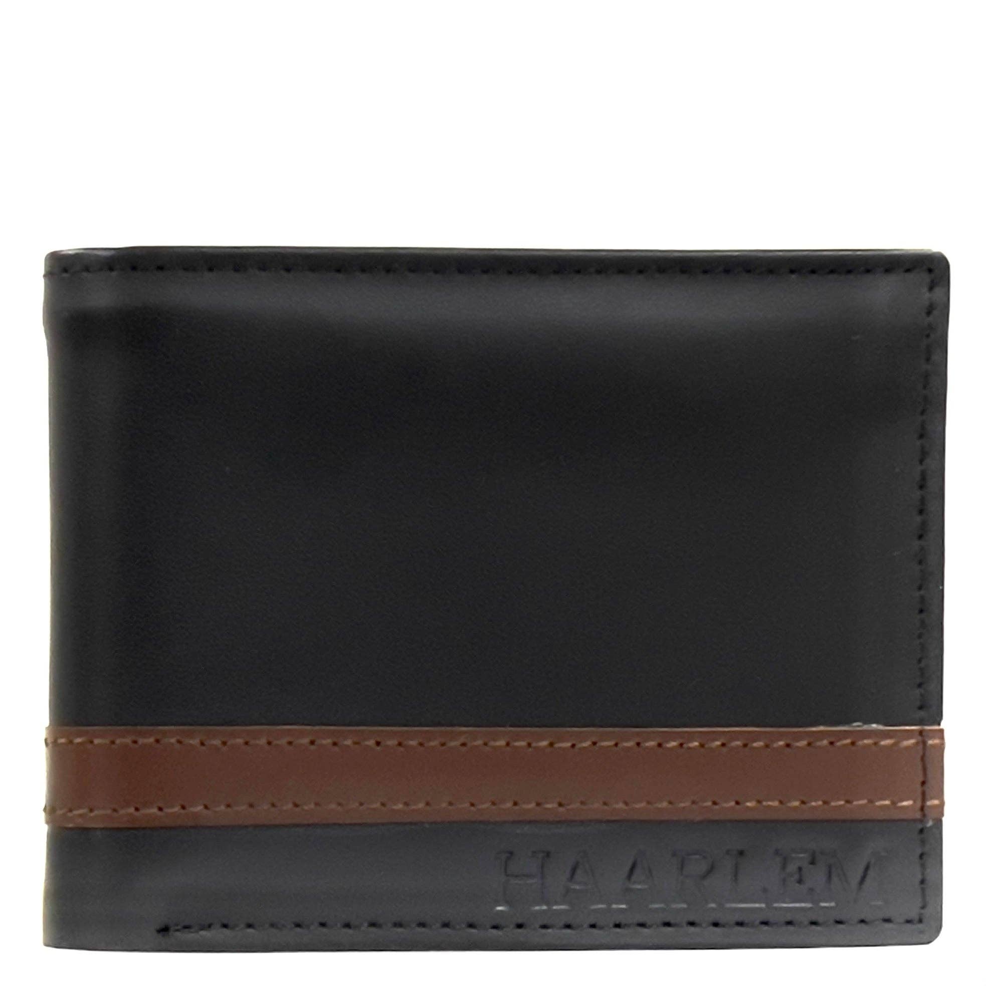 HAARLEM - Wholesale Wallet - Men’s - HAARLEM Men KUZE 22351 Leather Wallet Black2