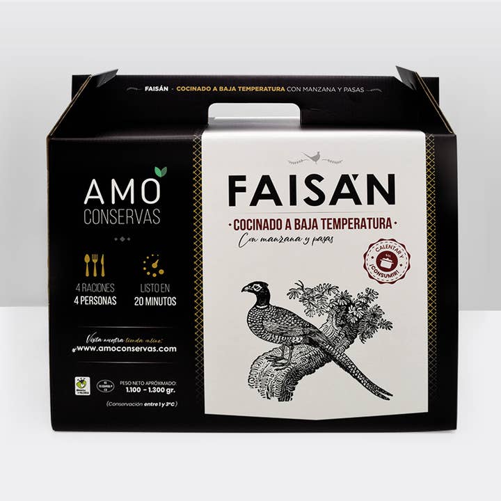 AMO CONSERVAS - Wholesale Shelf Stable Prepared Meal - LOW TEMPERATURE PHEASANT1