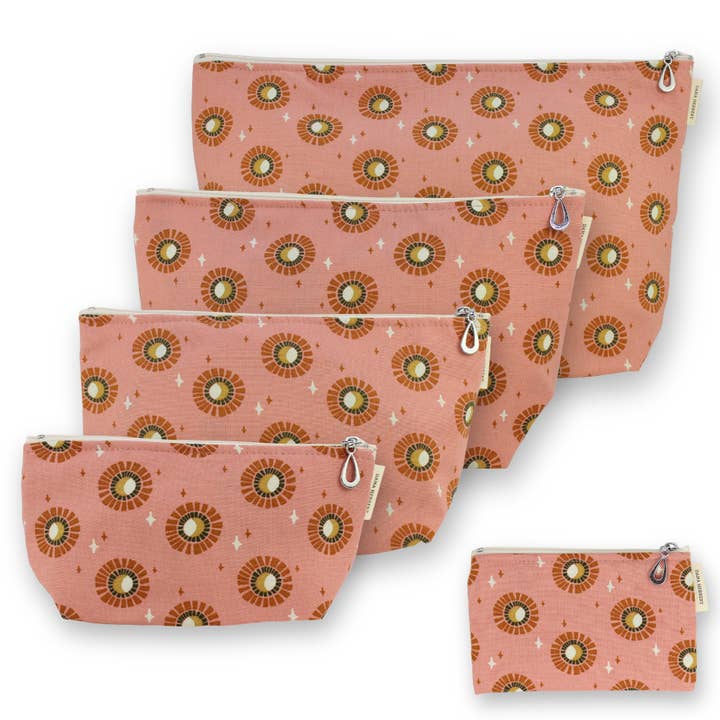 Dana Herbert – bolsa de maquilhagem e cosméticos por atacado – Conjunto de Bolsas de Maquilhagem - S, M, L, XL + Moeda (Poupe $4,75)11