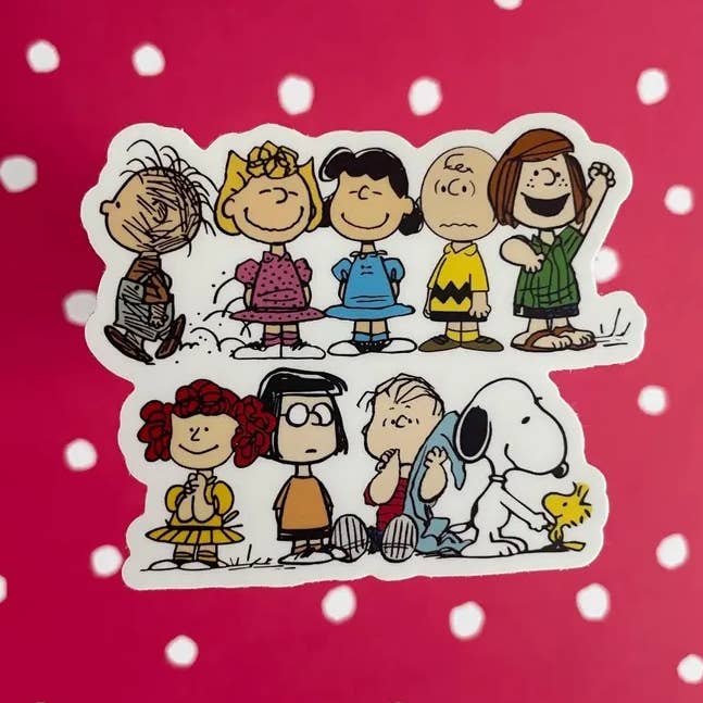 The Peanut gang vinyl sticker for wholesale by littlevintagetale