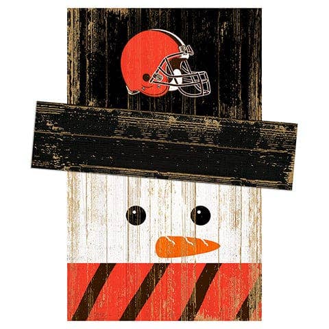 Cleveland Browns Snowman Head voor wholesale door Fan Creations