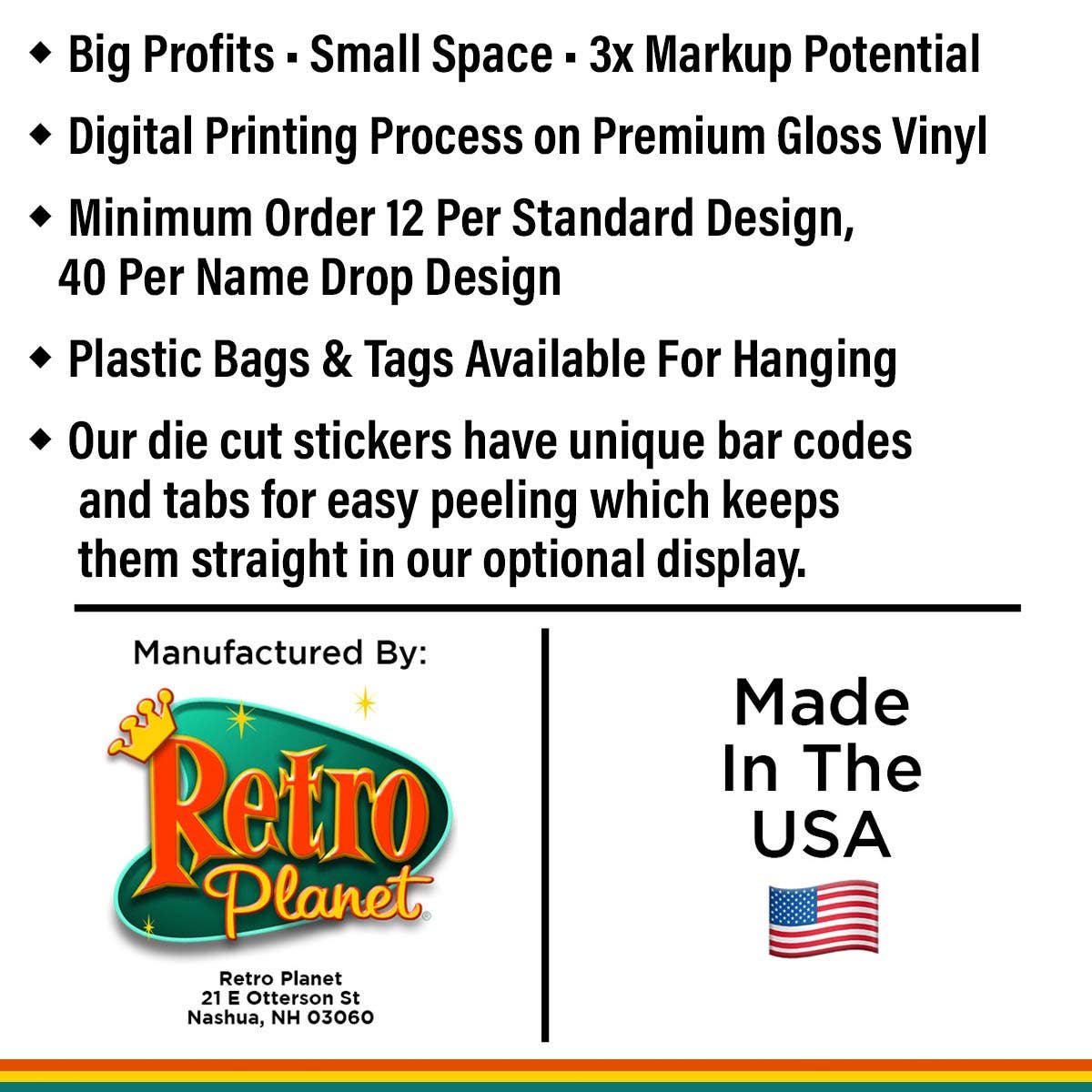 RetroPlanet - Wholesale Sticker - Desert Doodles Icons Name Drop Die Vinyl Sticker7