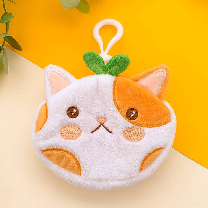 Brûlée the Cat - Plush Coin Purse for wholesale by Laurel Mae Art