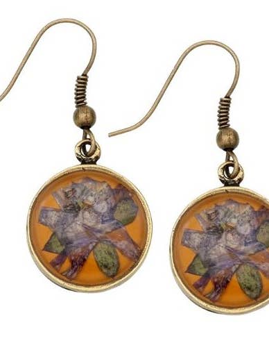 Montagne Wildcat Rnd Boucles d'oreilles pour la vente par Shari Dixon