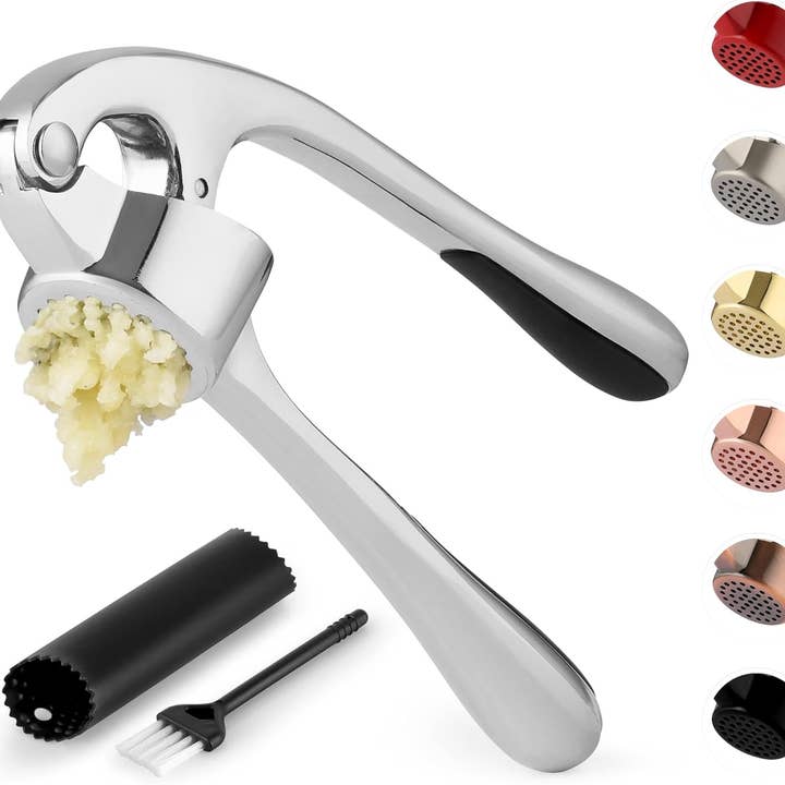 Zulay Kitchen - Vente Ustensile/gadget de cuisine - Presse-ail Premium – Poignée ergonomique facile à presser17