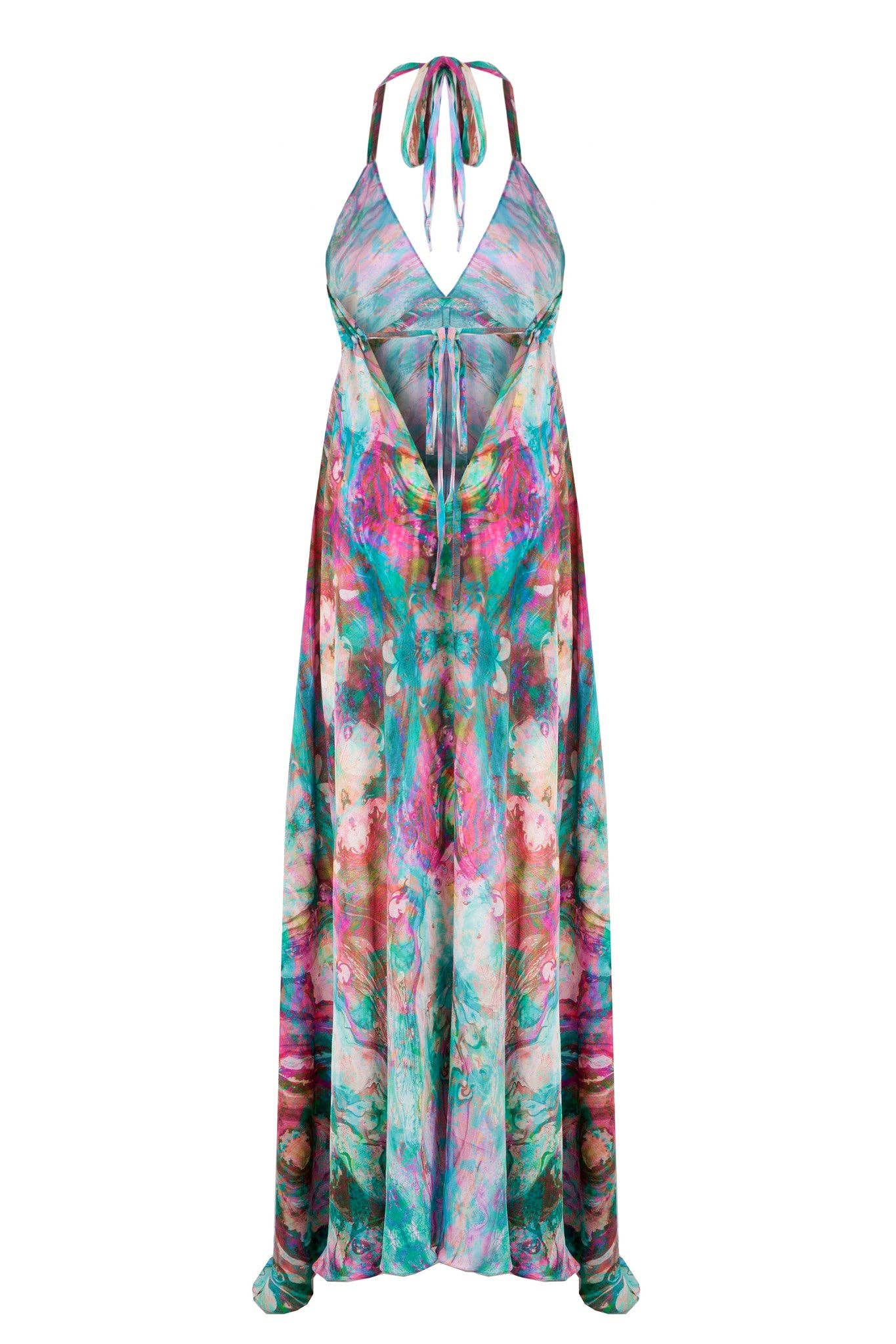 Sophia Alexia - Wholesale Dress - Women's - LIQUID RAINBOW SILK IBIZA DRESS12