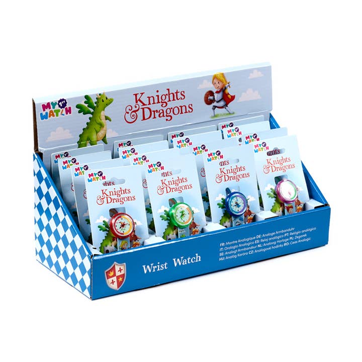 Knights & Dragons analog ur for engroshandel hos Puckator EU