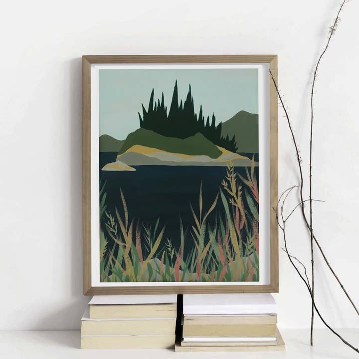 Reminders | Coastal Art Print for wholesale by Curate Paper Co.