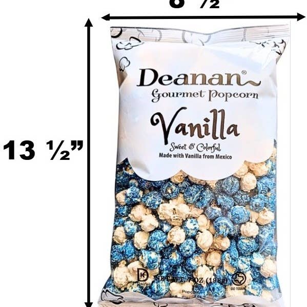 Deanan Gourmet Popcorn - Wholesale Popcorn - Hanukkah Vanilla Popcorn - 30 count Shareable Size2