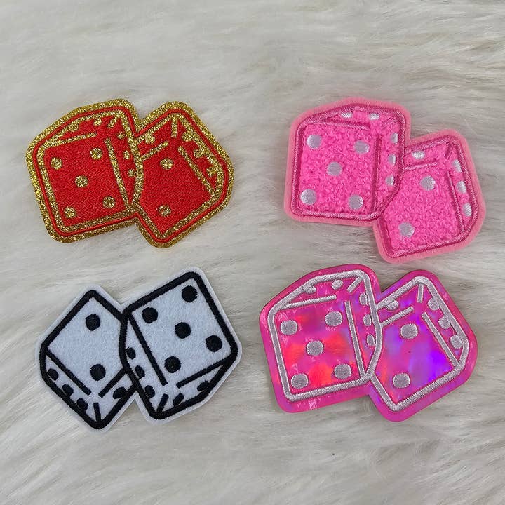 Scratch Decor - Wholesale Patch - Rolling Dice Embroidery Iron On Patch