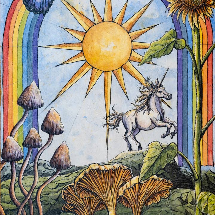 Jon M Styer - Wholesale Art Print - The Sun - Tarot - Fine Art Print - 8x141