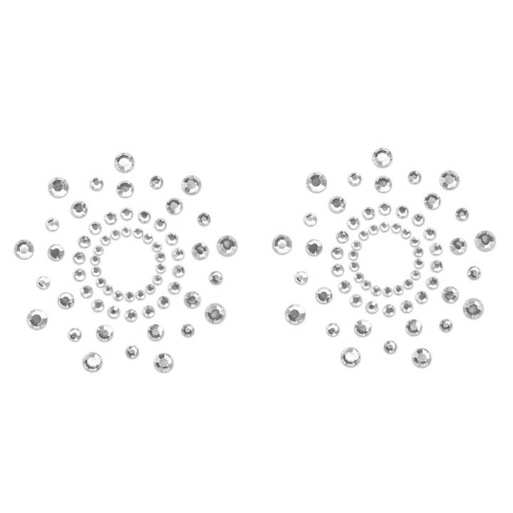 Sexology – wholesale Bröstvårteklistermärken - Dam – Bijoux Indiscrets Mimi Juvel Pasties - Silver1