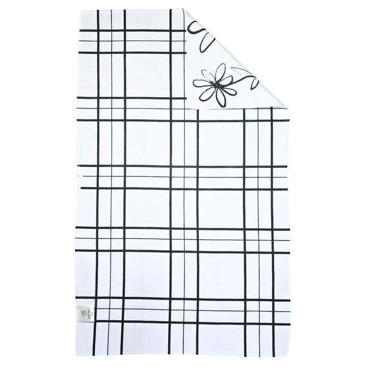 Berry Sweet Towels - Wholesale Tea Towel - Daisy Dreams Microfiber Hand Towel - Waffle Weave 18x30"2