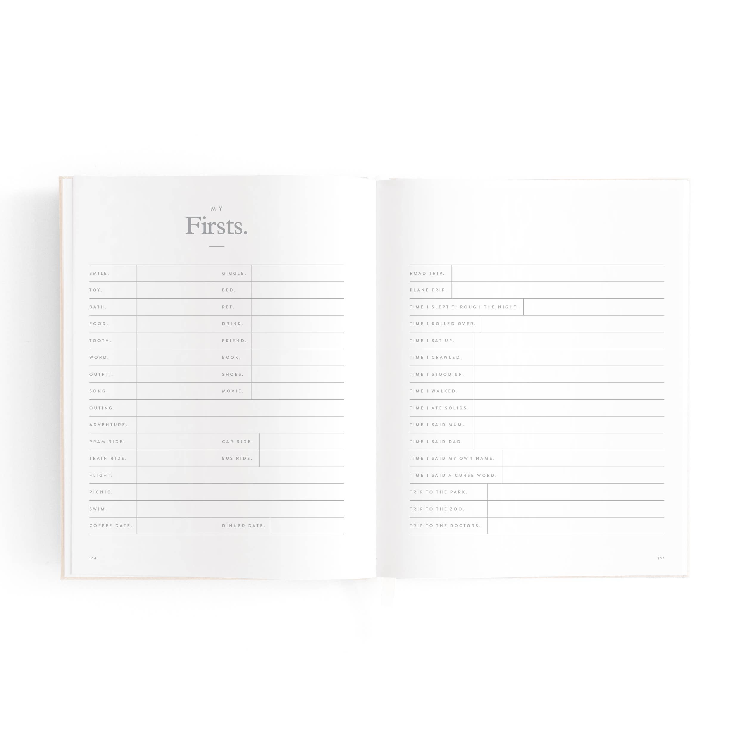 Fox & Fallow – wholesale Minnesbok - Barn och baby – Mini Baby Book Havregryn27